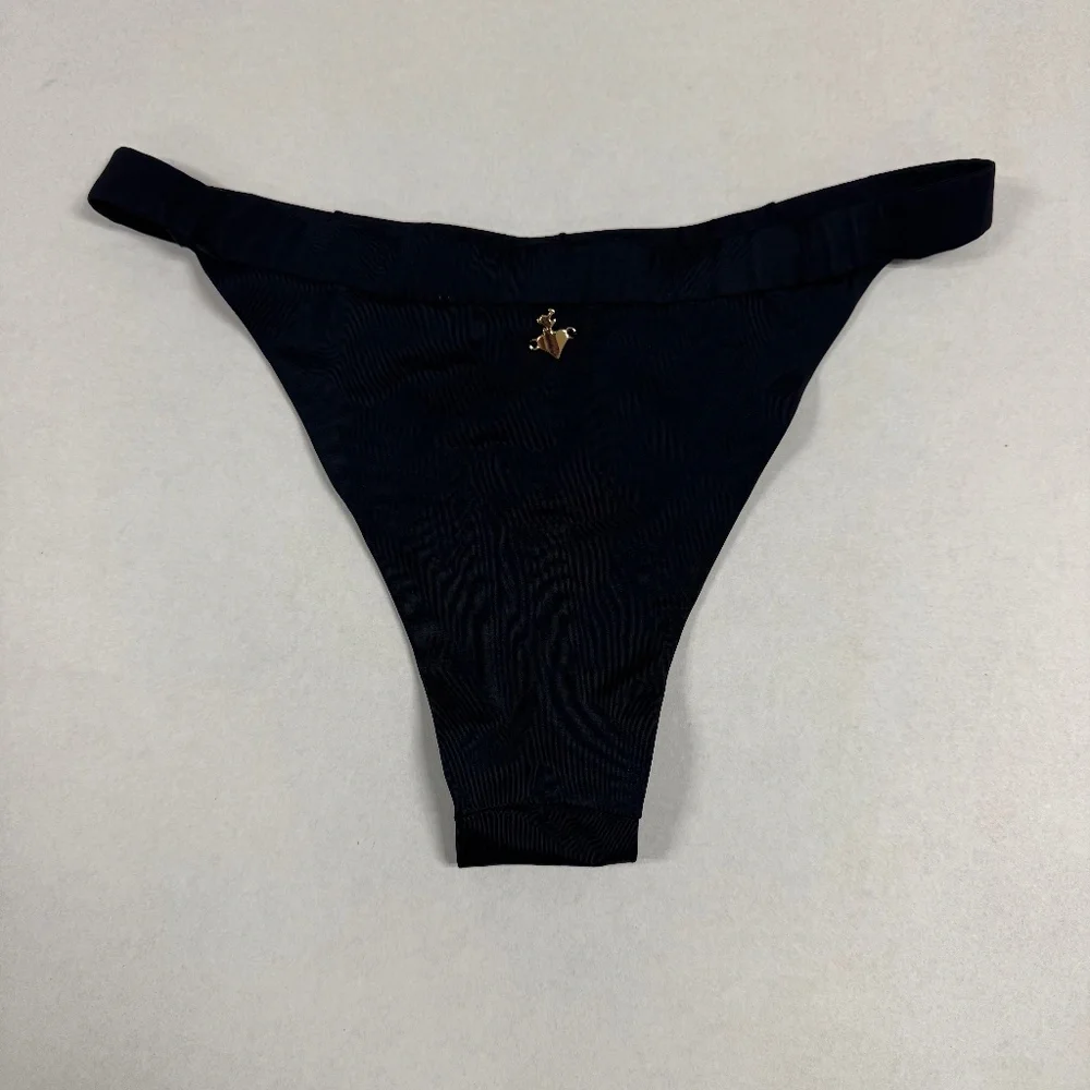 Sugarfree Black Bikini Bottom - Size S.